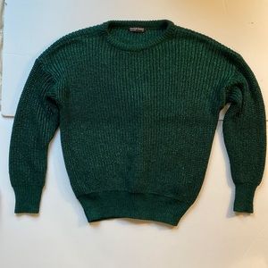 American Apparel Metallic Fisherman Sweater